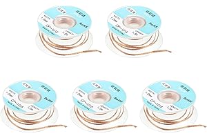 Solder Wick Braid No-Clean Desoldering Wick Braid 0.04 Inch Width 4.92 Feet Length for Remove the Solder Electrical Component