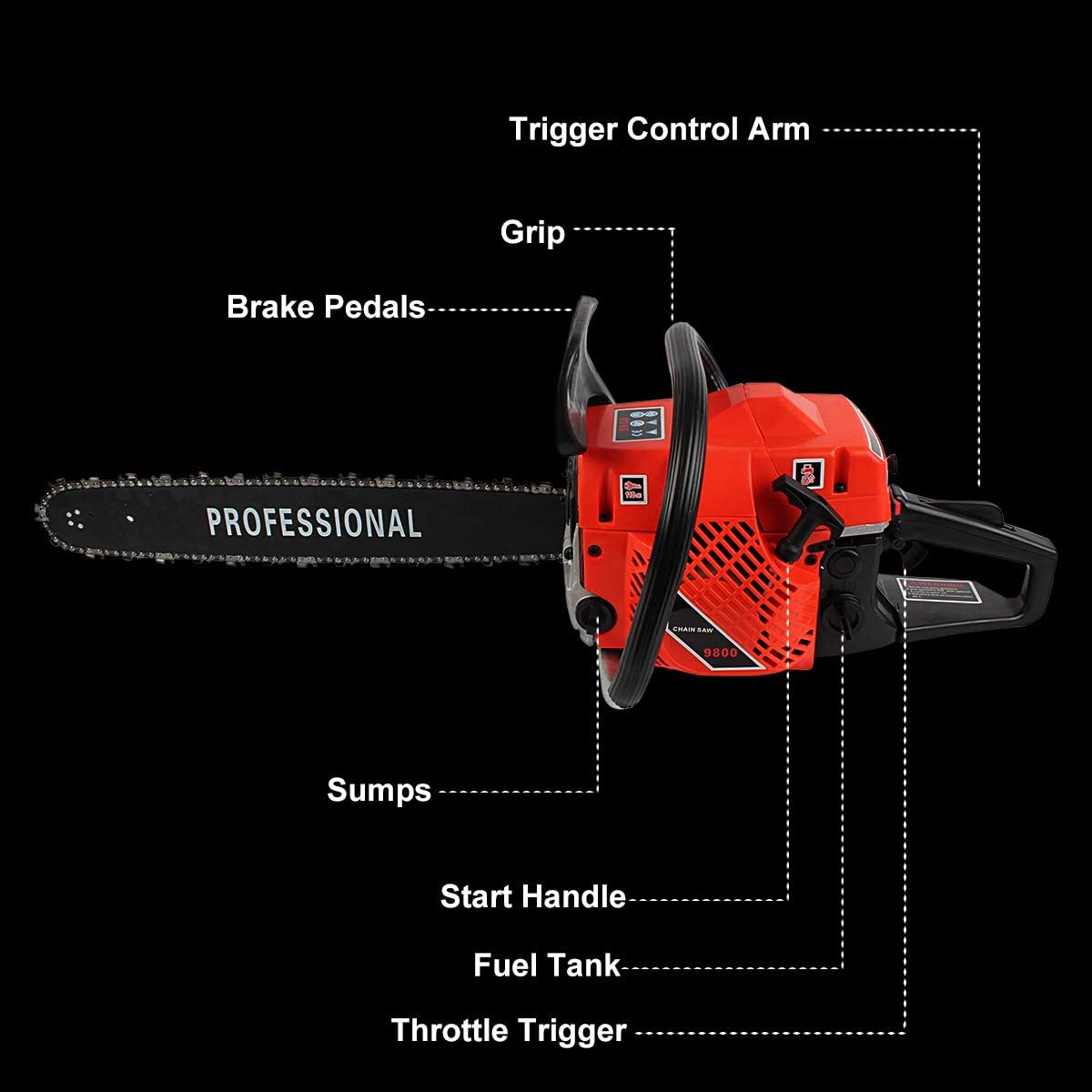 AUTOJARE YJ5201 Chainsaws product image 3