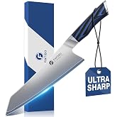 FINTISO Kitchen Knife in Japanese High Carbon Steel 2026 New Upgrade,Professional High-Class Chef Knife 8 inch,Non-Slip G10 Handle Ergonomic Single Knife Kitchen Set for Home Use