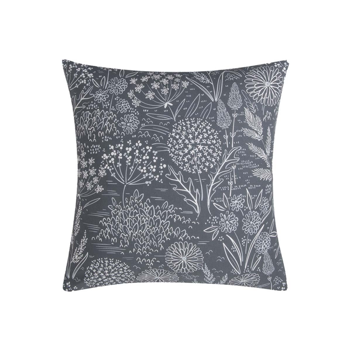 Origin Hortense Printed Lyocell Pillowcase 63 x 63 cm Charcoal Grey — image 1