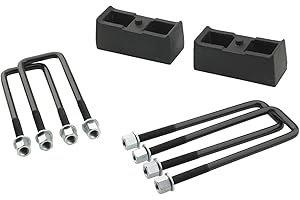 Pro Comp 63202 2.0" Rear Suspension Block Kit for with U bolt for 8-Lug GM 2500HD