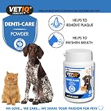 VetIQ Denti-Care Dental Powder for Dogs & Cats 60g Natural Plaque Tartar view 2