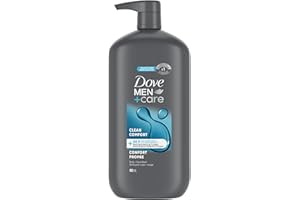 Dove Men + Care Hydrating Clean Comfort Body and Face Wash with 24hr Nourishing Micromoisture Technology Body Wash for Men 95