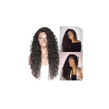 Amazon Com Curly Type Kanekalon Heat Resistant Hair Black