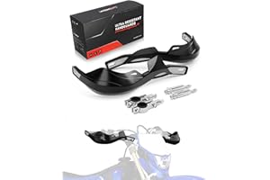 JFG RACING Dirt Bike Handguards,7/8'' and 1 1/8'' Handlebar Motorcycle Hand Guards Accessories Universal for Dirtbike Snowmobile ATV Motocross Enduro Pit Bike MX Off Road -Black