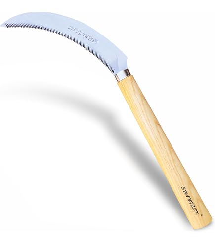 Handy Stainless Steel Sickle – Weed & Grass Cutter, 170mm Blade
