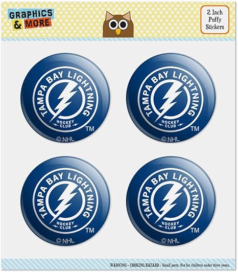 Amazon Com Nhl Tampa Bay Lightning Logo Puffy Bubble Dome