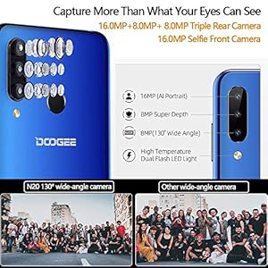DOOGEE X97 PRO (2022) 4G Smartphone Offerta 4G - 6,0 pollici Android 12, 4 GB RAM + 64GB ROM, 4200 mAh Batteria 12 MP… - immagine 6