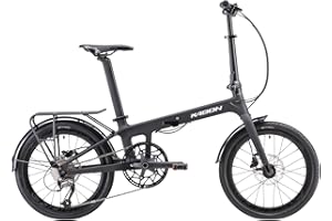 KABON Folding Bike for Adults, Carbon Fiber Mini Compact Folding Bike for Women Commuters City Foldable Bicycle 20inch Wheel