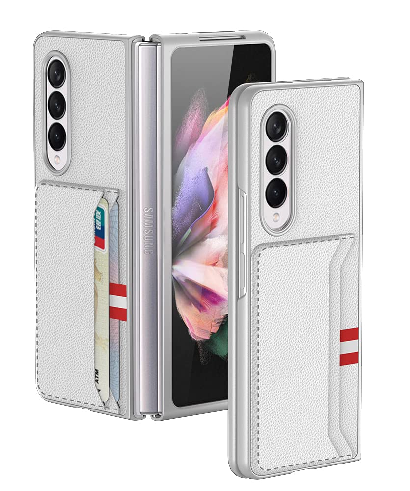 Case for Samsung Galaxy Z Fold3 5G Folding Screen Case Leather Cover PU Leather Protective Phone Case for Samsung Galaxy Z Fold3 5G,CSK1