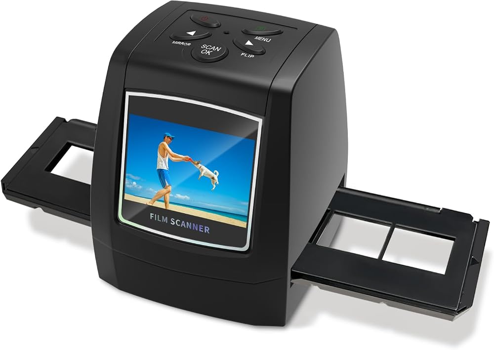 DigitConvert Mini Digital Film & Slide Scanner 5/10MP 2.4 LCD USB