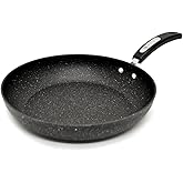 Starfrit The Rock Classic 10" (26cm) Non-Stick Fry Pan - Durable Forged Aluminum - Oven Safe - PFOA Free - Easy to Clean