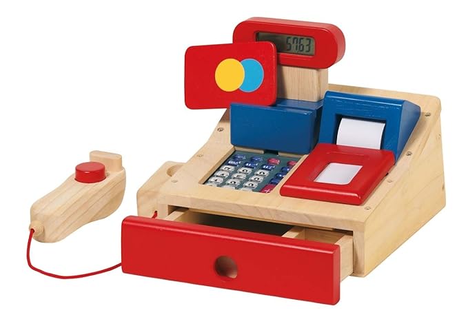 Goki 51807 - Kaufmannsladenkasse, Holz