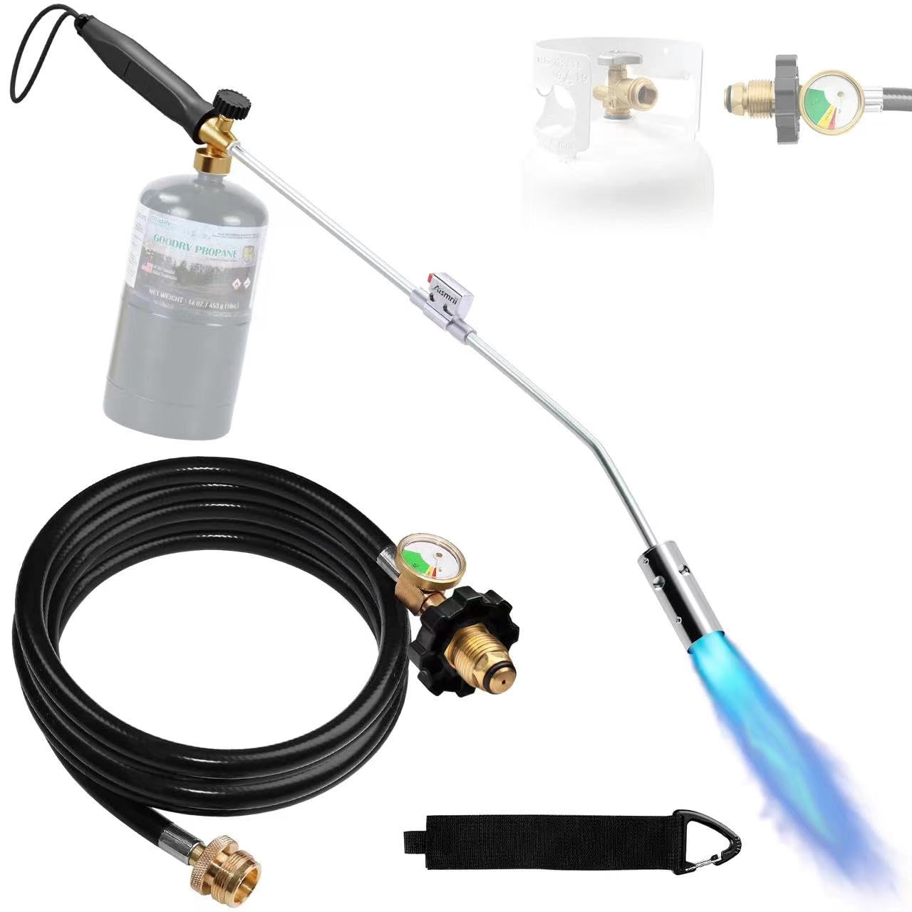 Harbor Freight Weed Torch Propane Torch Weed Burner Kit,1,800,000 BTU Blow  Torch... 1.8 Million, image size:1280x1280