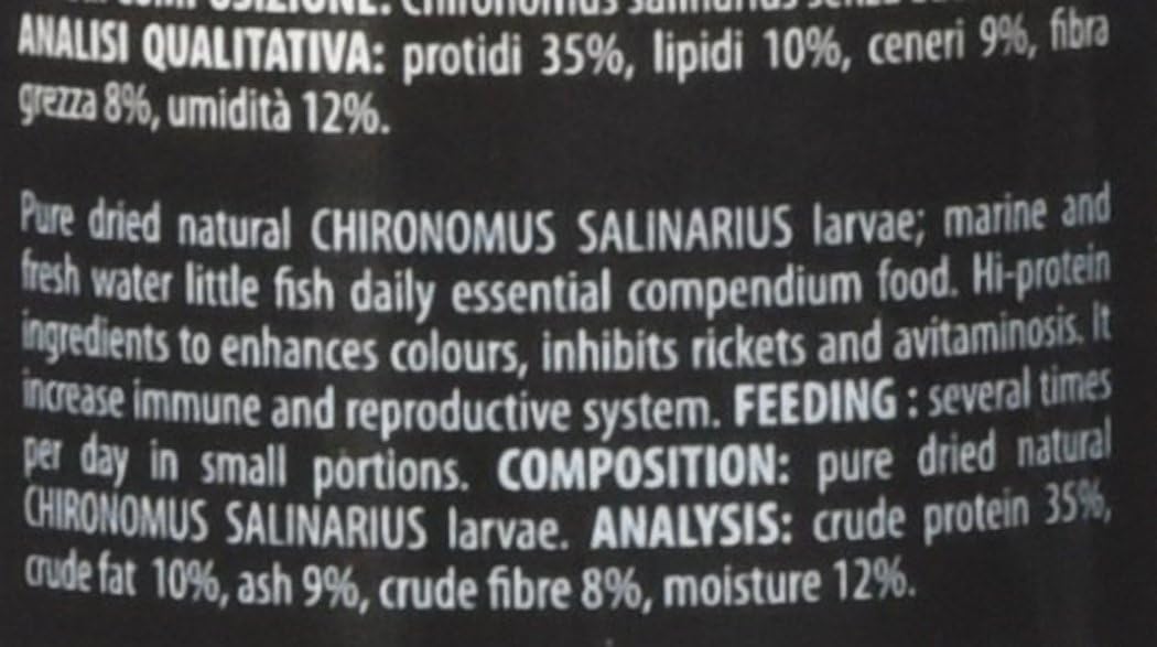 Haquoss Chironomus Natural Freeze Dried Food for Freshwater and Marine Fish 100ml/7gr, 8 g (Pack of 1) - Image 4