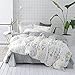 VClife Duvet Cover Full Purple Bedding Sets, Lavender Purple Comforter Cover Soft Washed Microfiber Solid Color Bedding Set 3 PCS Duvet Covers, 1 Full Size Purple Duvet Cover and 2 Pillow Shams