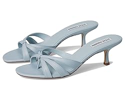 Steve Madden Women's Cary Heeled Sandal, Light Blue