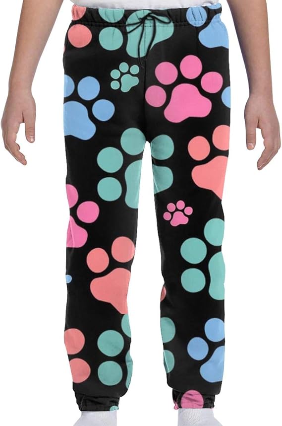 paw print baby pants