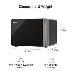 QNAP TS-AI642 6 Bay AI NAS with a Power-efficient