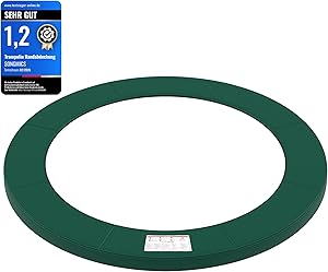 SONGMICS Trampolin Randabdeckung, Ø 183 244 305 366 427 cm, Federabdeckung, Randschutz, Sicherheitsmatte, UV-resistent, reißfestes Trampolinzubehör, Standardgröße