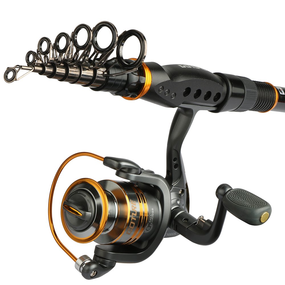 amazon fly fishing pole Is Selling a Rod Kit for Almost 50% Off Bigchub 3-Piece Portable Carbon Fiber