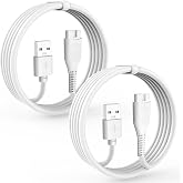 2 PCS Charger Cord Replacement for Flawless Nu Razor, USB Charging Cable for Finishing Touch Flawless Nu Trimmer Power Cord, 5FT