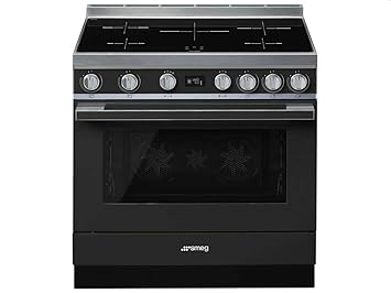 Smeg Cpf9ipan Freestanding Cooker Induction Hob A Anthracite