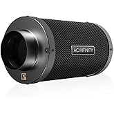 AC Infinity Air Carbon Filter 4" with Premium Australian Virgin Charcoal, for Inline Duct Fan, Odor Control, Hydroponics, Gro
