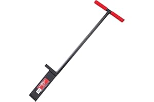 Bully Tools Heavy Duty Dibble Bar - All Steel Tamper Tool with T-Style Handle for Digging, Planting, and Post Hole Digging - Durable Construction, Ideal for Tough Terrain - 100% Made in The USA, 3/8"