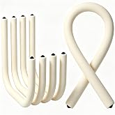 Homecron Bendable Flexible S Hooks: Multifunctional Reusable Twist Hooks for Closet Garage Kitchen Bathroom Plants Walker Cane Holders Phone Stand 4-Pack