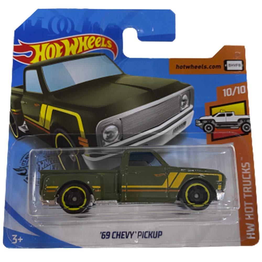 Hot wheels 69 Chevy Pickup HW Hot Trucks 10/10 2020 (202/250) Short Card