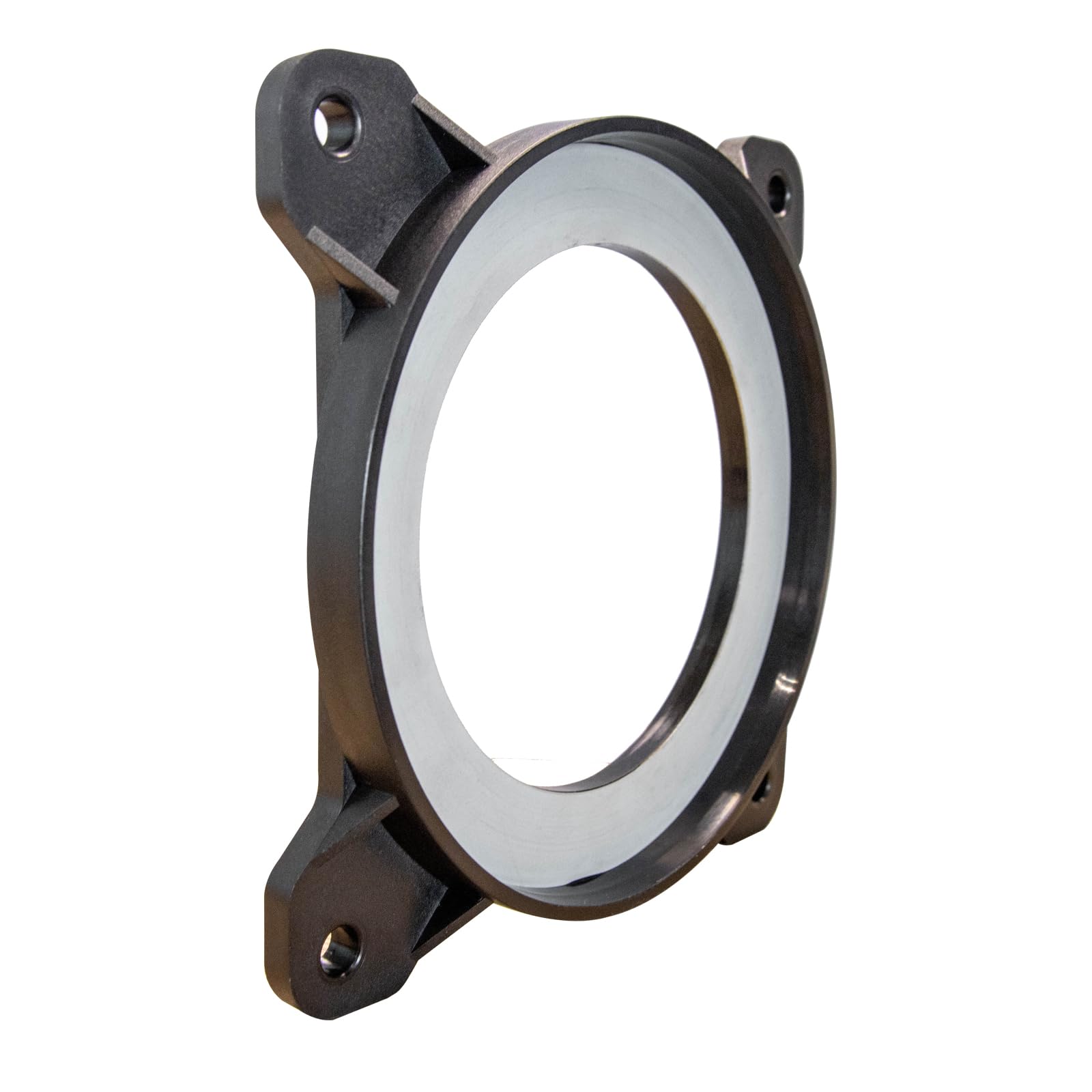 Photo 1 of O'SKOOL Dust Connection 4" Flanged Inlet Fitting Steel Port for 4-inch Magnetic Dust Collection Coupler (Magnetic Port is not Included)