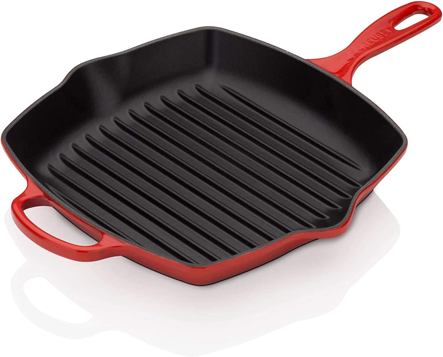 Cast Iron Grill Pan Square Skillet Grill Pre-Seasoned Grill Pan Chef Quality Tools for Grilling Bacon, Steak, and Meats
