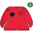 Razer Universal Quick Charging Stand for Xbox Series X|S: Magnetic Secure Charging - Perfectly Matches Xbox Wireless Controllers - USB Powered - Pulse Red (Controller Sold Separately)