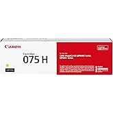 Canon Genuine 075 Yellow High Capacity Toner Cartridge Compatible with MF660 Series and LBP640 Series Laser Printers