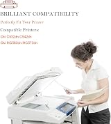 ASEKER Compatible Toner for Oki C532 C542 MC563 MC573 High Capacity BK C Y M view 2