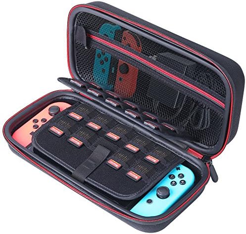 Carrying Case compatible with Nintendo Switch-Hard Shell Travel Carrying Case for Nintendo Switch Console & Accessories