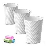 Bathroom Trash Can, 3 Pack 1.8 Gallons Small Trash