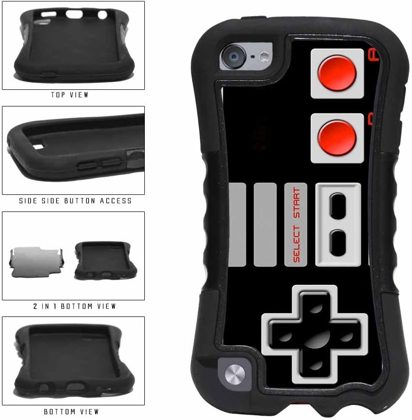 Old School Retro Game Controller Dual Layer Phone Case Back