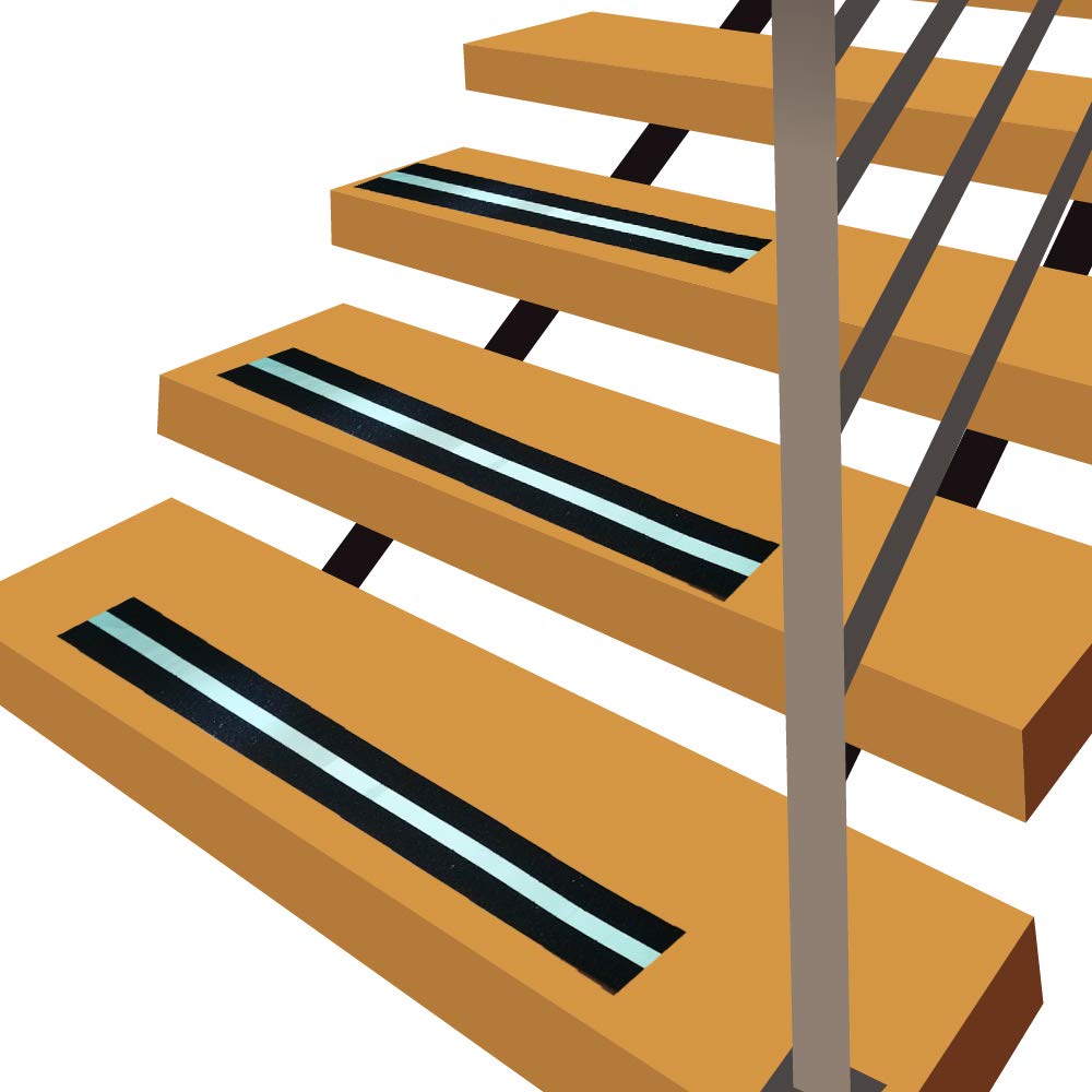 Anti Slip Tape Non-Slip Traction Tapes Strong Adhesive Non Slip Grip for Safety, Stairs, Steps, Ladders Indoor/Outdoor 2 Inch x 16.4 Foot