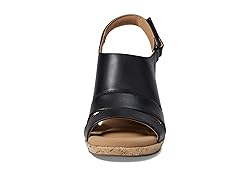 Rockport Women's Briah Sling Wedge Sandal, Black