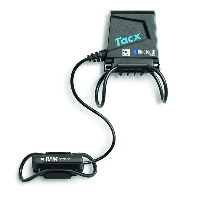 Tacx Smart Sensor ANT+ und Bluetooth Geschwindigkeits-und Trittfrequenzsensor, schwarz, One Size