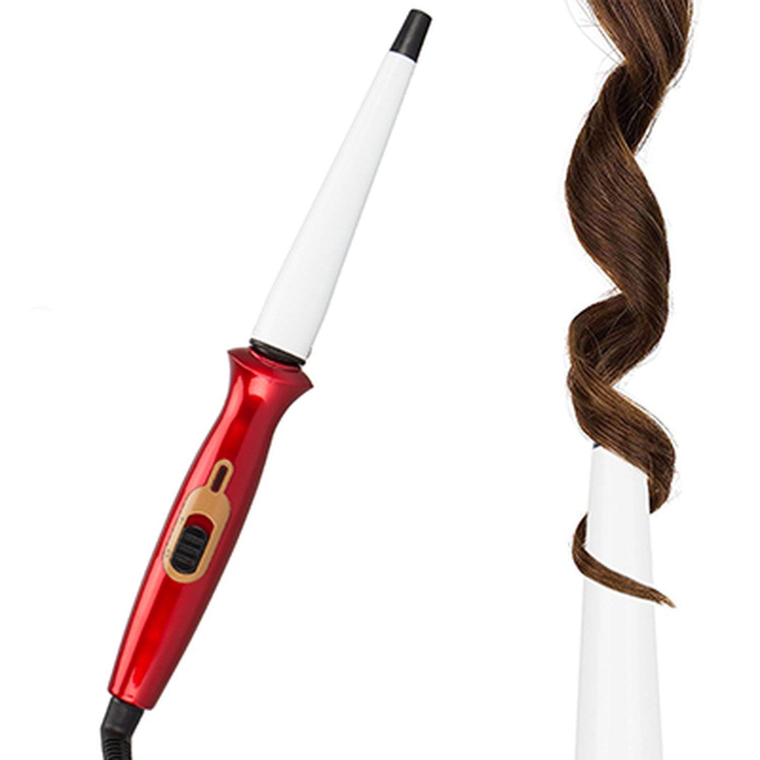 Professional Rose Red Ceramic Hair Waver Electric Styling Tools