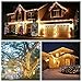 Cusomik Solar Powered String Lights, 200 LED Copper Wire Lights, 75ft 8 Modes Starry Lights, IP65 Waterproof Fairy Christmas Decorative Lights for patio,Wedding,Party,UL588 and TUVus Approved 2 pack