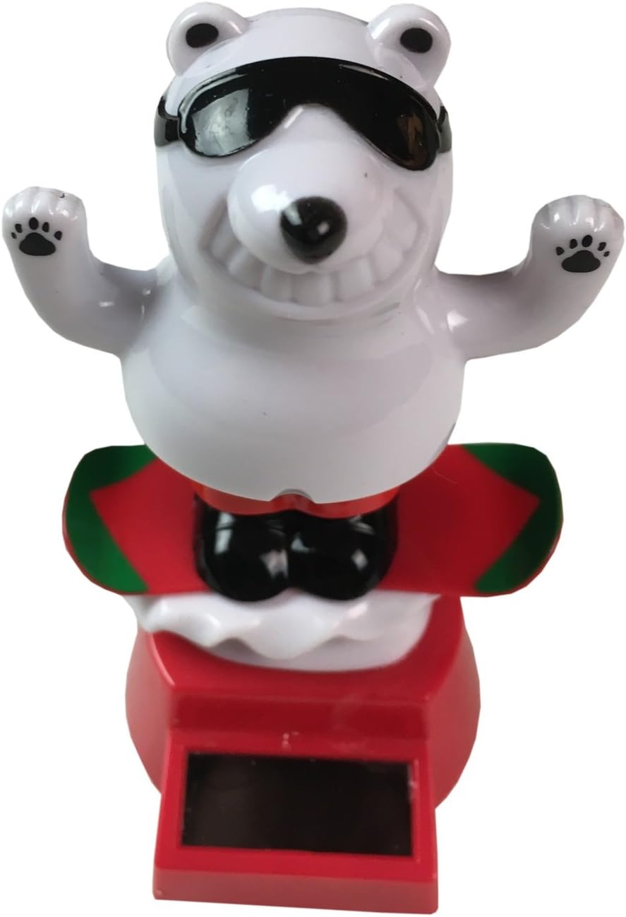 Polar Bear Snowboarding Solar Dancer