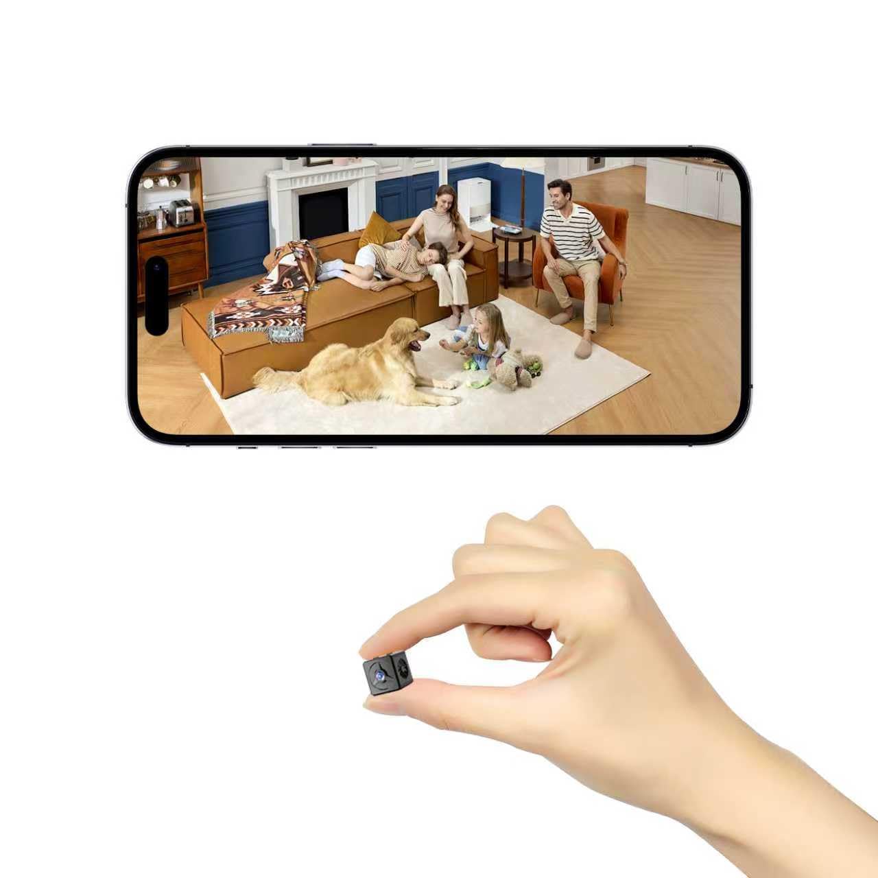 Photo 1 of Mini Hidden Camera, 1080P HD spy Camera, Small Cameras Wireless, Nanny cam with Night Vision for Indoor, Pets, Baby (A)