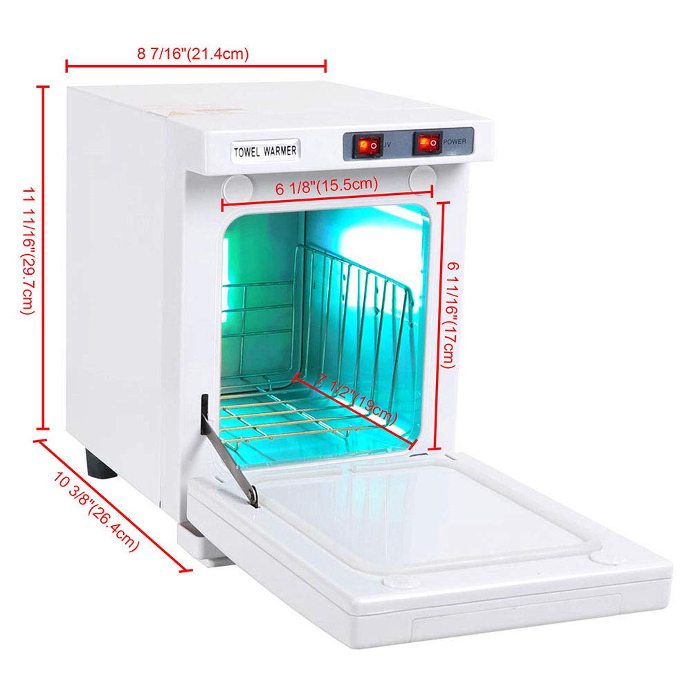 5L Hot Electric Towel Warmer Ozone Cabinet BOX, Stainless Steel Inner Chamber, Removable Tray, for Beauty Spa Salon Massage: Beauty
