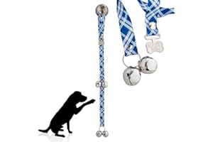 PoochieBells The Original Dog Potty Doorbell, Dog Bells for Potty Training & Puppy Housebreaking, Potty Train Your Dog in Days, Made in America, Starry Night