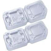 ToToT 14pcs Universal CPU Protection Box 5.5x6.5cm Computer CPU Case Tray Flip Top Container LGA1150 / 1151/1155/1156 i3 i5 i7 CPU Intel Protector Cover