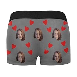 Custom Boxer Briefs, Personalized Funny Face